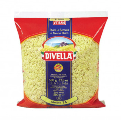 DIVELLA ディヴェッラ パスタ ♯74 ステッリーネ 500g×24個 606-218 |b03