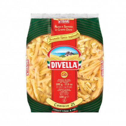 DIVELLA ディヴェッラ パスタ ♯25 カゼレッチェ (ブロンズ) 500g×24個 606-131 |b03