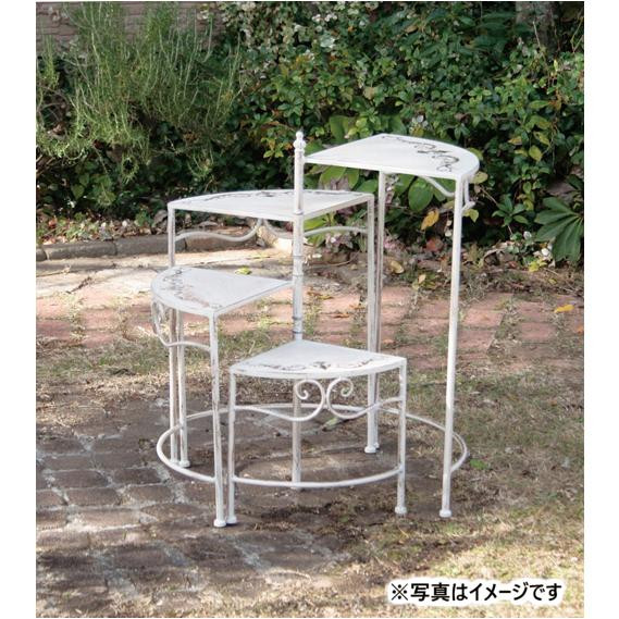 大同クラフト ガーデンインテリア スパイラル花台・4段 折りたたみ式 ISK24-4F |b03_1