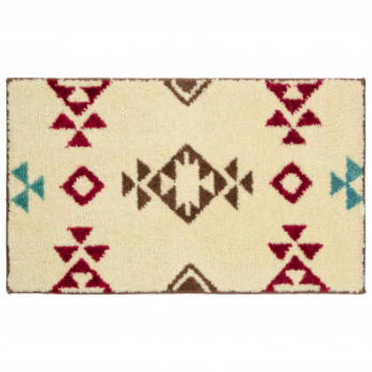 カキウチ チマヨ フロアマット ベージュ 45×75cm |b03