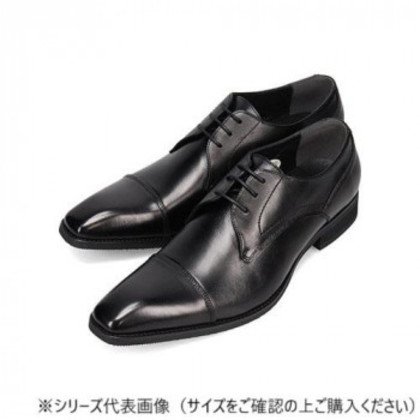 ルーテシア LUTECIA ロングノーズ 外羽根ストレートチップ・ビジネスシューズ  ブラック 25.5cm LU7808 |b03
