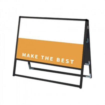 常磐精工 ブラックバリウススタンド看板 アルミ複合板 900×450両面 BVASKAP-900X450R |b03