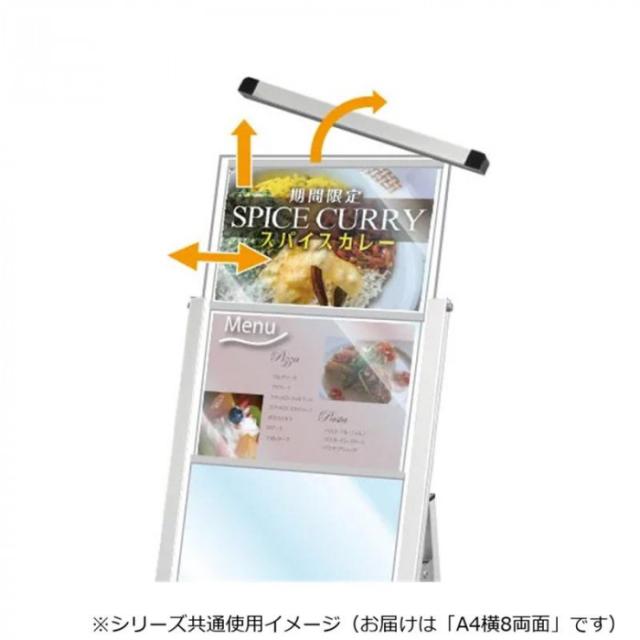TOKISEI 常磐精工 バリウスカードケーススタンド看板 A4横8両面 VACCSK-A4Y8R |b03_2