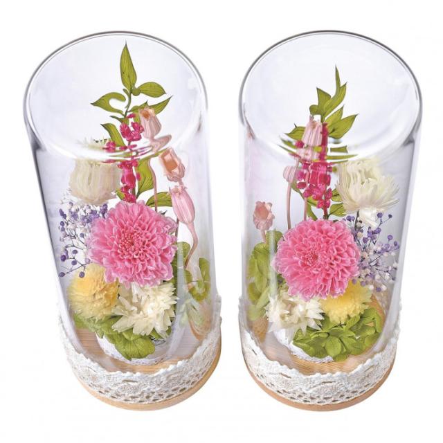 蒼天ボトルフラワー(対入) 小菊 ももいろ KS-240351 57n6004l00002 |b03
