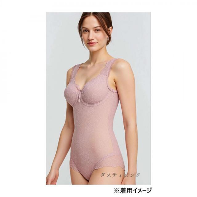 TAMURA yNuco ブルーメリアボディスーツ グラマー ダスティピンク M-YTN25G-115-M |b03