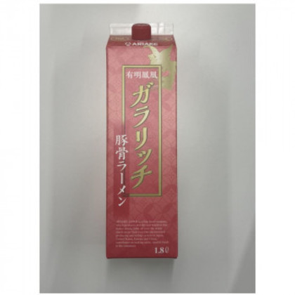 アリアケジャパン 172350 有明鳳凰 ガラリッチ豚骨ラーメン スープ 1.8L×6 |b03