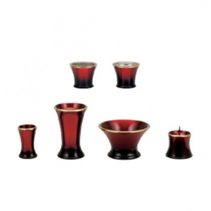 ALTE MEISTER アルテマイスター 仏具 カヌレ 6点セット 中 ワイン 41143 |b03