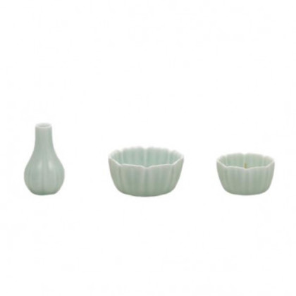 ALTE MEISTER アルテマイスター 仏具 秋桜 3点セット 青磁 41369 |b03