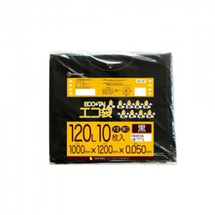 ECO TAI エコ袋 120L LN-127 黒 10枚×20冊 |b03 10,703円