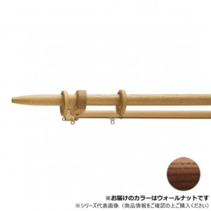 30010704 トーソー(TOSO) 装飾レール ノルデイ25 Aセット ウォ-ルナット ネクスティダブル2.10m |b03