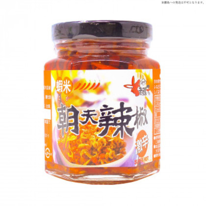 友盛貿易 老騾子 蝦米朝天辣椒醤 105g×24本 0210207 |b03