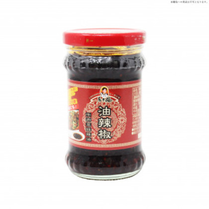 友盛貿易 老干馬 精製牛肉末豆鼓油辣椒 210g×24本 0210257 |b03
