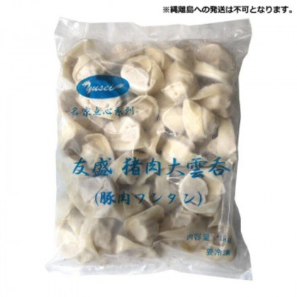 友盛貿易 友盛 豚肉大雲呑 豚肉 ワンタン 1kg×12袋 0215516 |b03