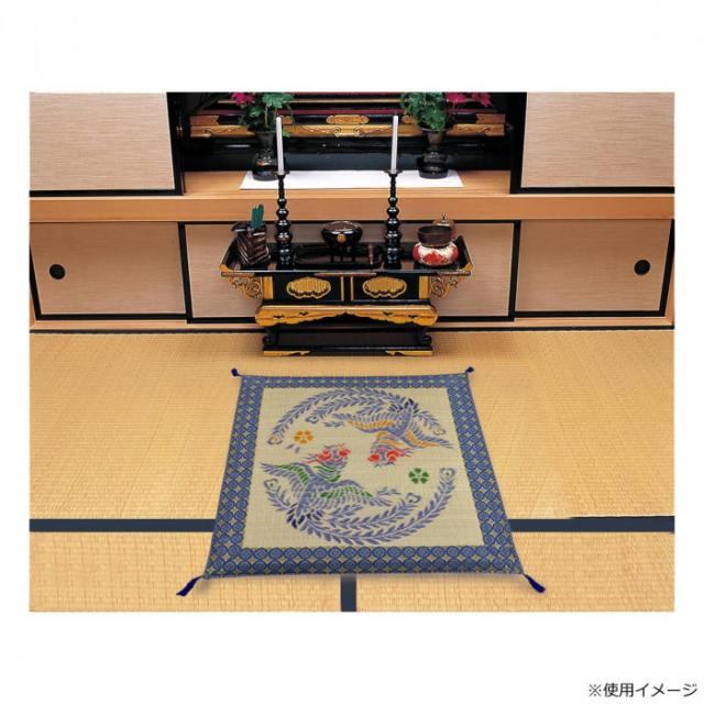 い草 御前座布団鳳凰 70cm×70cm MA007 |b03_1