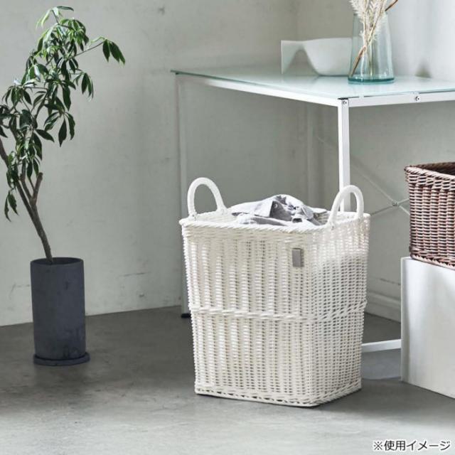 サンリツ キレーネ プリュス 洗える超抗菌素材の脱衣バスケット WH 3P030WH |b03_5