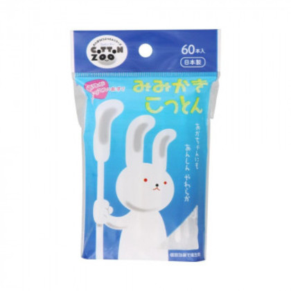 平和メディク コットン・ZOO みみかきこっとん 60本入×72セット 4685 |b03