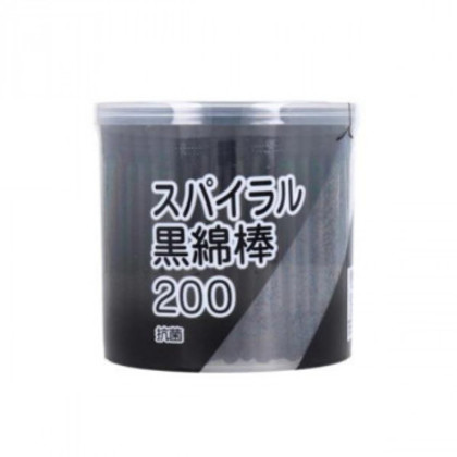 平和メディク ブラック綿棒スパイラル200本入×120セット 9107 |b03