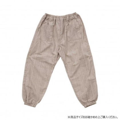 KADONO SARASHI SOME 和晒ガーゼ もんぺ ドビー織 白茶ストライプ Mサイズ |b03 7,551円