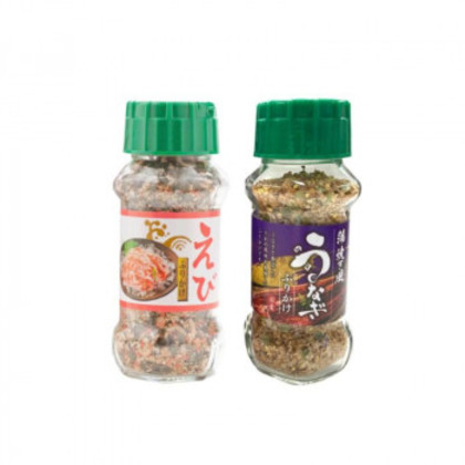 みなり えびふりかけ 85g・国産うなぎふりかけ 75g 各15個セット |b03