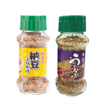 みなり 唐辛子納豆ふりかけ 90g・国産うなぎふりかけ 75g 各15個セット |b03