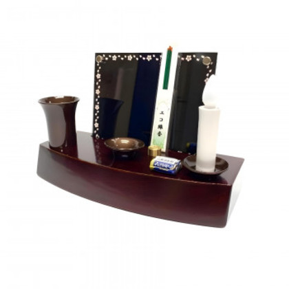 メモリアルスタンド Wajima(輪島) ふきうるし塗 スタンダードセット ゴールデンブラウン |b03 14,680円