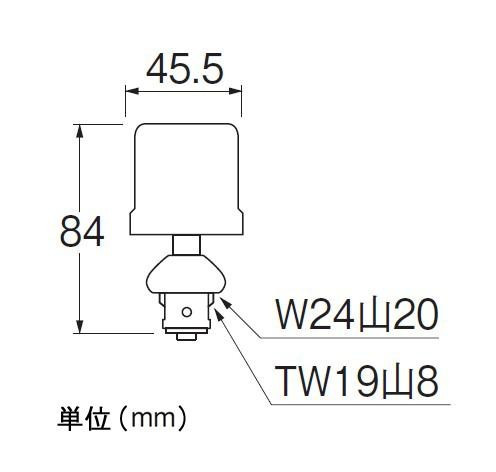三栄水栓 SANEI 水撃低減器上部 PU7321-13 |b03