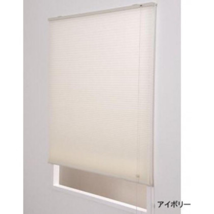 ハニカムスクリーン 彩 幅180×高さ135cm アイボリー |b03