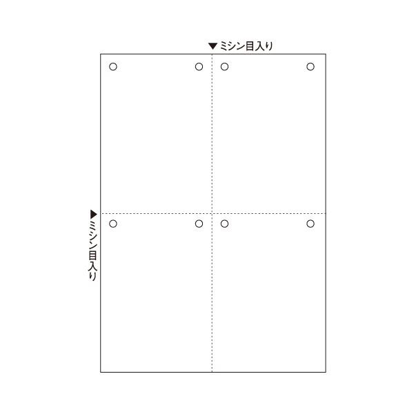 PAY　送料無料　(まとめ)　マルチプリンター帳票(FSC森林認証紙)　au　8穴　FSC2007　〔×5セット〕　PAY　パンダファミリー　ヒサゴ　マーケット　|b04の通販はau　白紙　A4　1冊(100枚)　4面　マーケット－通販サイト