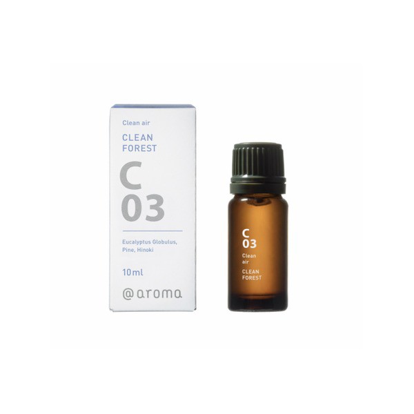 アットアロマ エッセンシャルオイル2本セット C03 クリーンフォレスト 10ml〔代引不可〕 |b 店舗限定品 日用品・文房具・手芸用品 