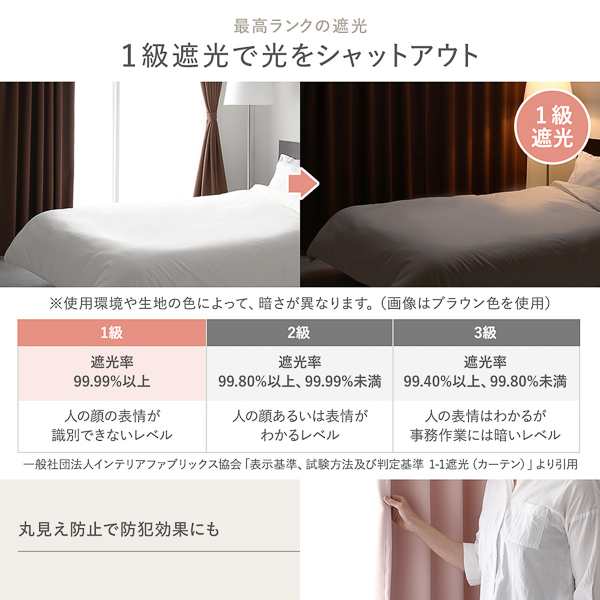 1級遮光 防炎 ドレープカーテン 単品 幅100×丈140cm 2枚入 スカイブルー 洗える 無地 国産 タッセル付 遮光カーテン 受注生産 |b04の通販は