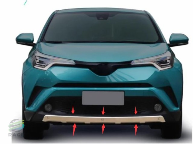 トヨタchr C-HR 2018 2021カースタイリングステンレス フロントリア ...