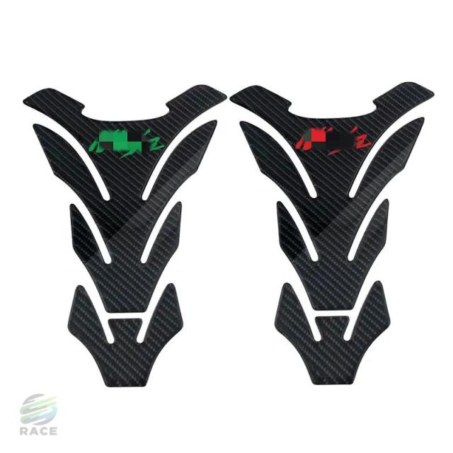 カワサキニンジャ250 300 400 650 1000 ZX6R ZX10Rバイクカーボンオイル燃料タンクパッドtankpadデカール