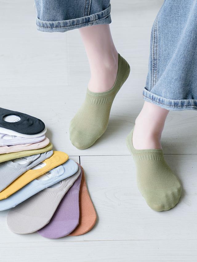 レディース フッドカバー 5足セット脱げない スリッポン スニーカー 女子 くるぶし履き心地 快適 豊富なカラーバリエーション 滑り止め の通販はau Pay マーケット Y Cool