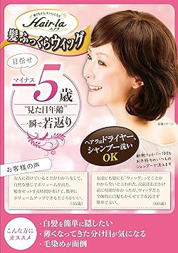 小林製薬 ヘアラ髪ふっくらウィッグ ブラウンの通販はau PAY 