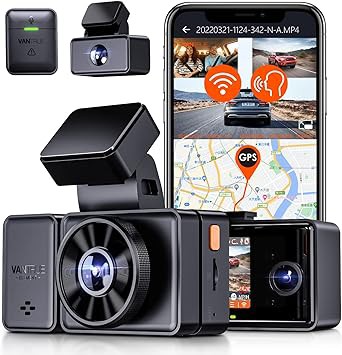 Wi-Fi搭載 3カメラ ドライブレコーダー VANTRUE E3 前後カメラ適合車両のタイプ車