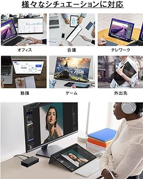 モバイルモニター　13.5インチ　2K