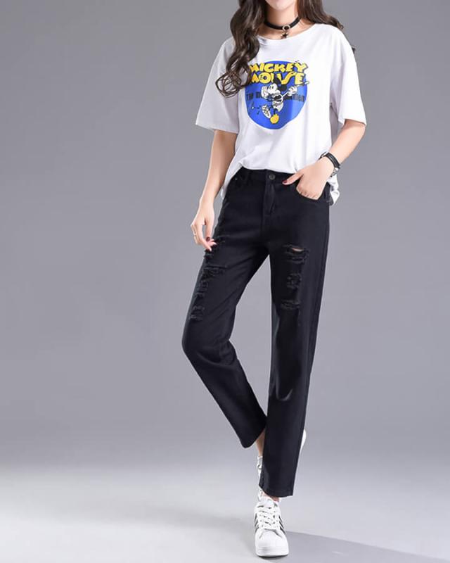 デニムパンツ レディース ブラック 黒 白 デニム レディース ダメージデニム レディース レディース デニム デニムパンツ レディース デの通販はau Pay マーケット Cinderella ドレス通販