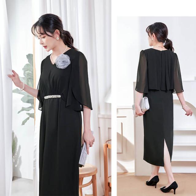 パーティードレス 結婚式 ワンピース 大きいサイズ有 20代 30代 40代