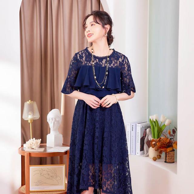 パーティードレス 結婚式 ワンピース 大きいサイズ 20代 30代 40代