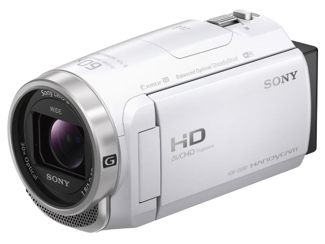 SONY ビデオカメラ HDR-CX680 (W) [ホワイト]の通販は