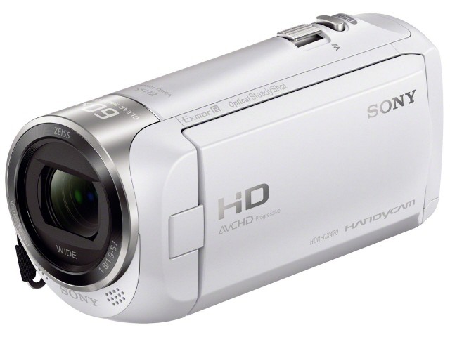 スマホ/家電/カメラSONY HDR-CX470(W) ホワイト - ビデオカメラ