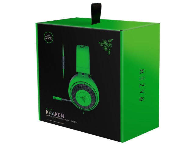 【在庫処分】Razer Kraken Green ゲーミングヘッドセット アナロ Razer ヘッドセット Kraken [Green]の通販はau PAY マーケット