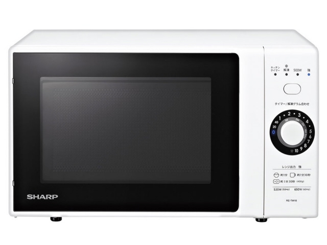 シャープ 電子レンジ RE-TM18-W [ホワイト系]