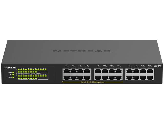 NETGEAR ネットワークハブ GS324P-100AJSの通販は