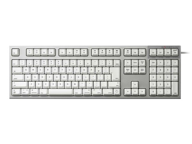 東プレ キーボード REALFORCE SA for Mac R2SA-JP3M-WH [スーパーホワイト+シルバー]