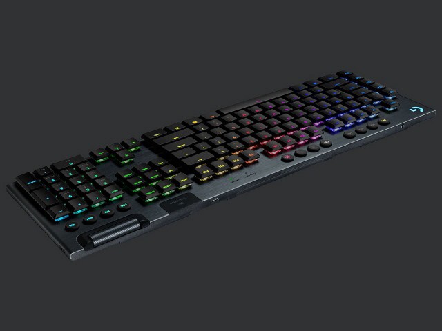 ロジクール キーボード G913 LIGHTSPEED Wireless Mechanical Gaming Keyboard-Tactile  G913-TC [カーボンブラック]