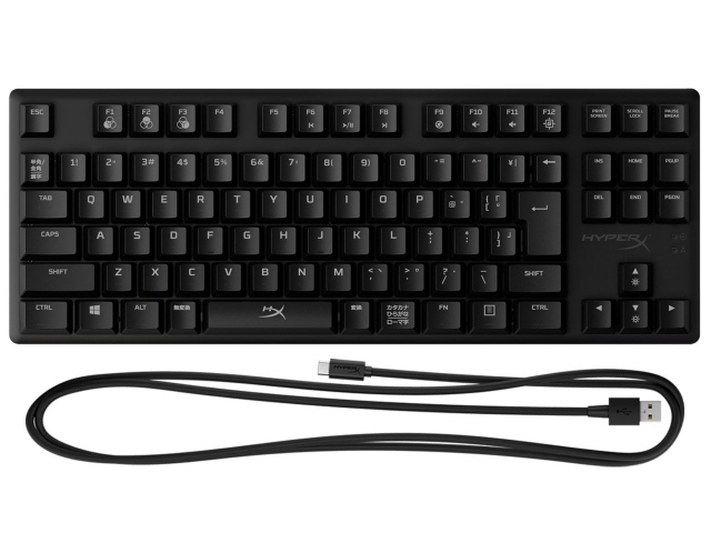 HyperX Alloy Origins Core HX-KB7RDX-JP … Alloy Originsコアテンキーレスメカニカルゲーミングキーボード