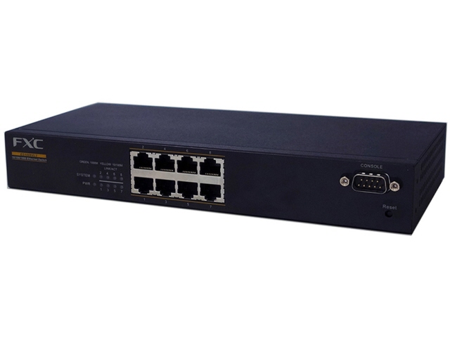 FXC ネットワークハブ ES1008VL3の通販はLANケーブル