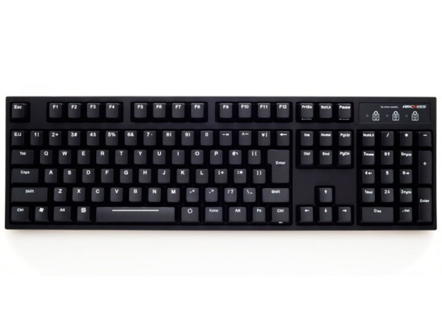 ARCHISS キーボード ProgresTouch RETRO AS-KBPD08/LRBKN 赤軸 [黒]の通販は