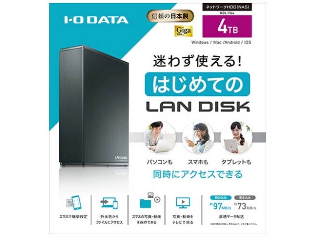 IODATA NAS LAN DISK HDL-TA4